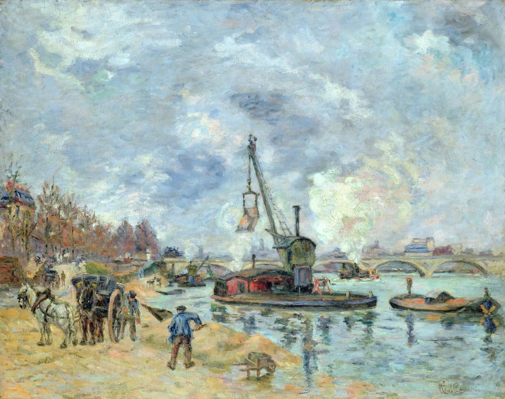 Alla banchina di Bercy a Parigi, 1874 - Hamburger Kunsthalle, Hamburg